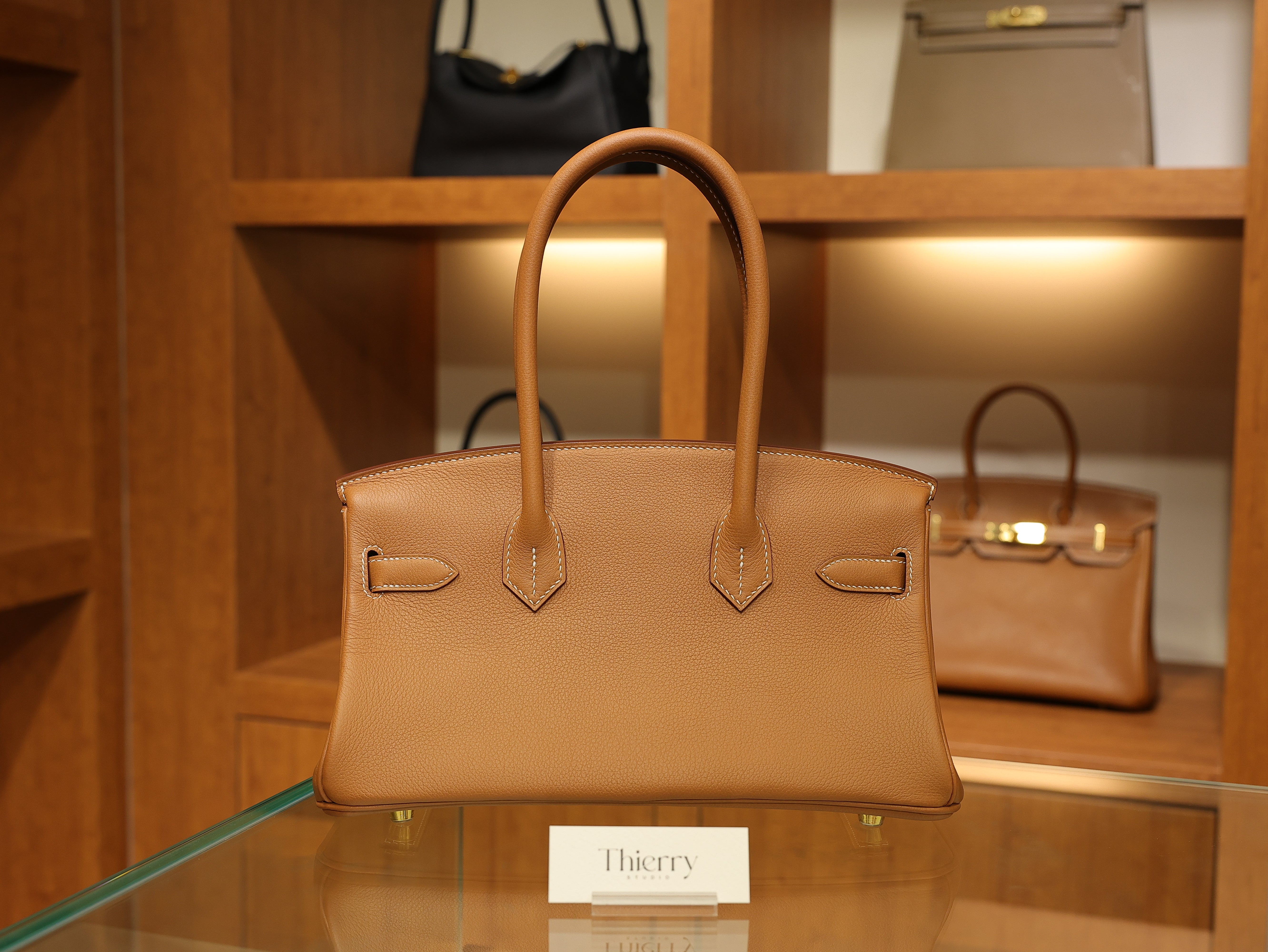 Shoulder birkin 29 evercolor gold GHW