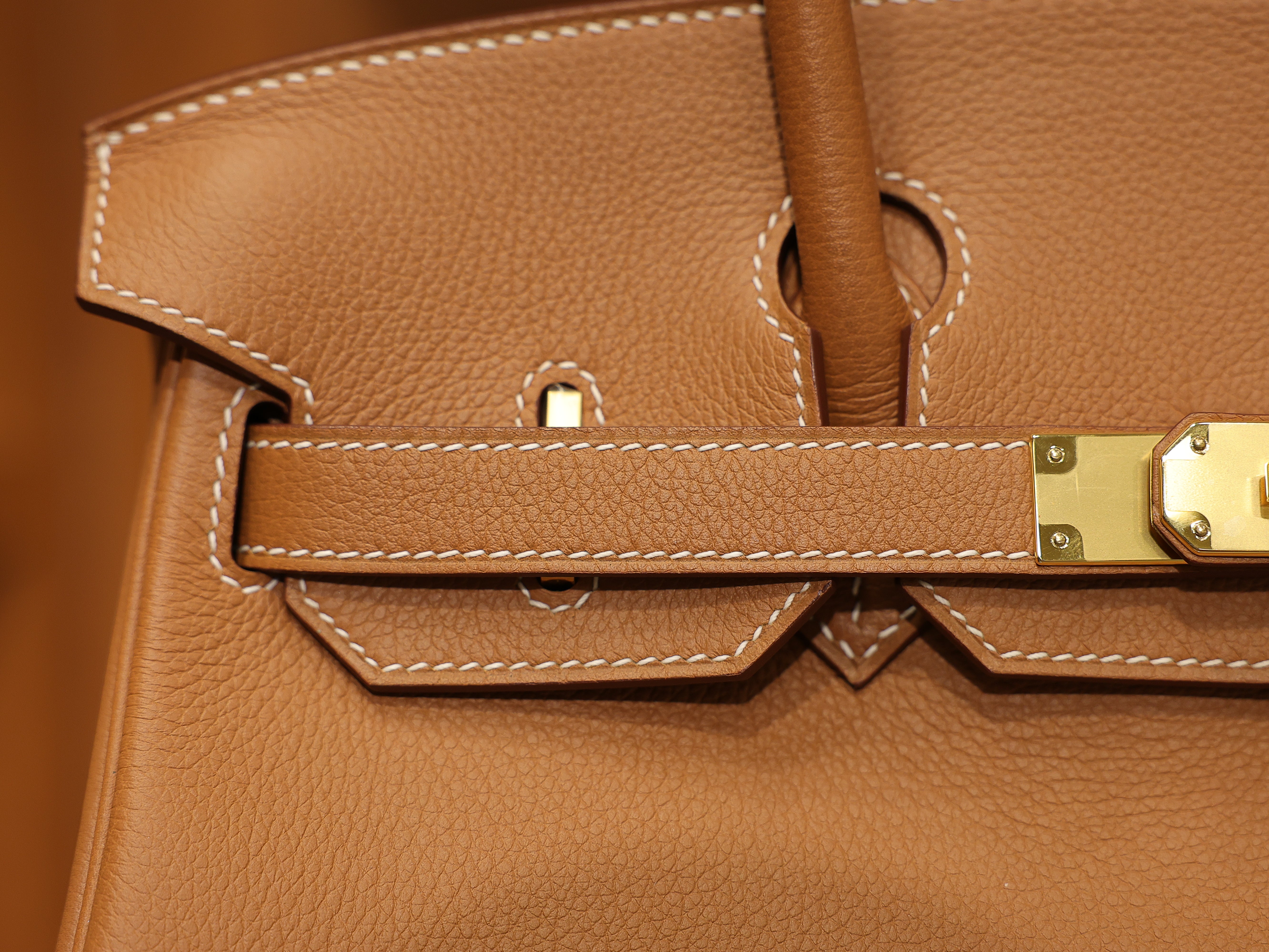 Shoulder birkin 29 evercolor gold GHW