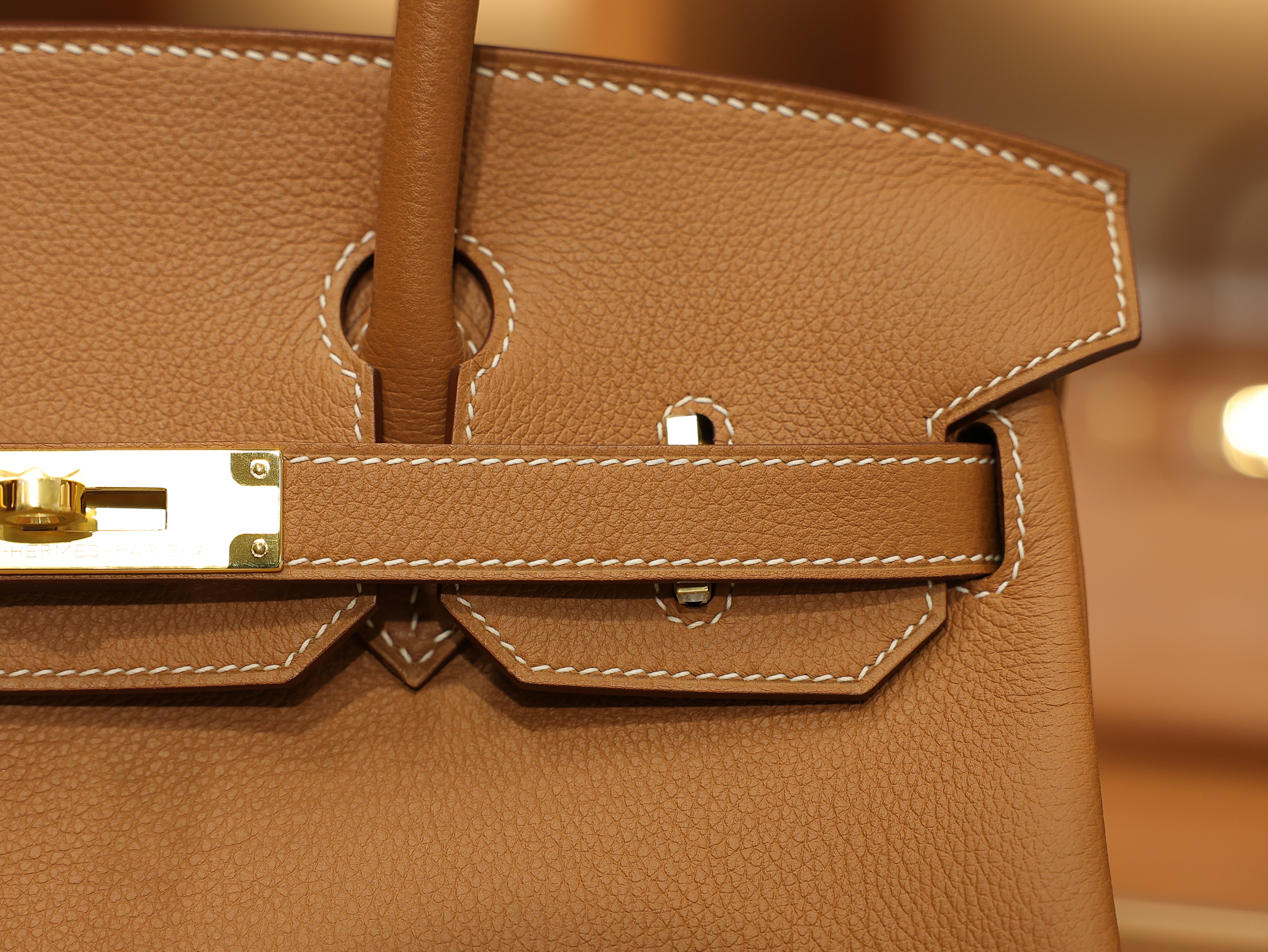 Shoulder birkin 29 evercolor gold GHW