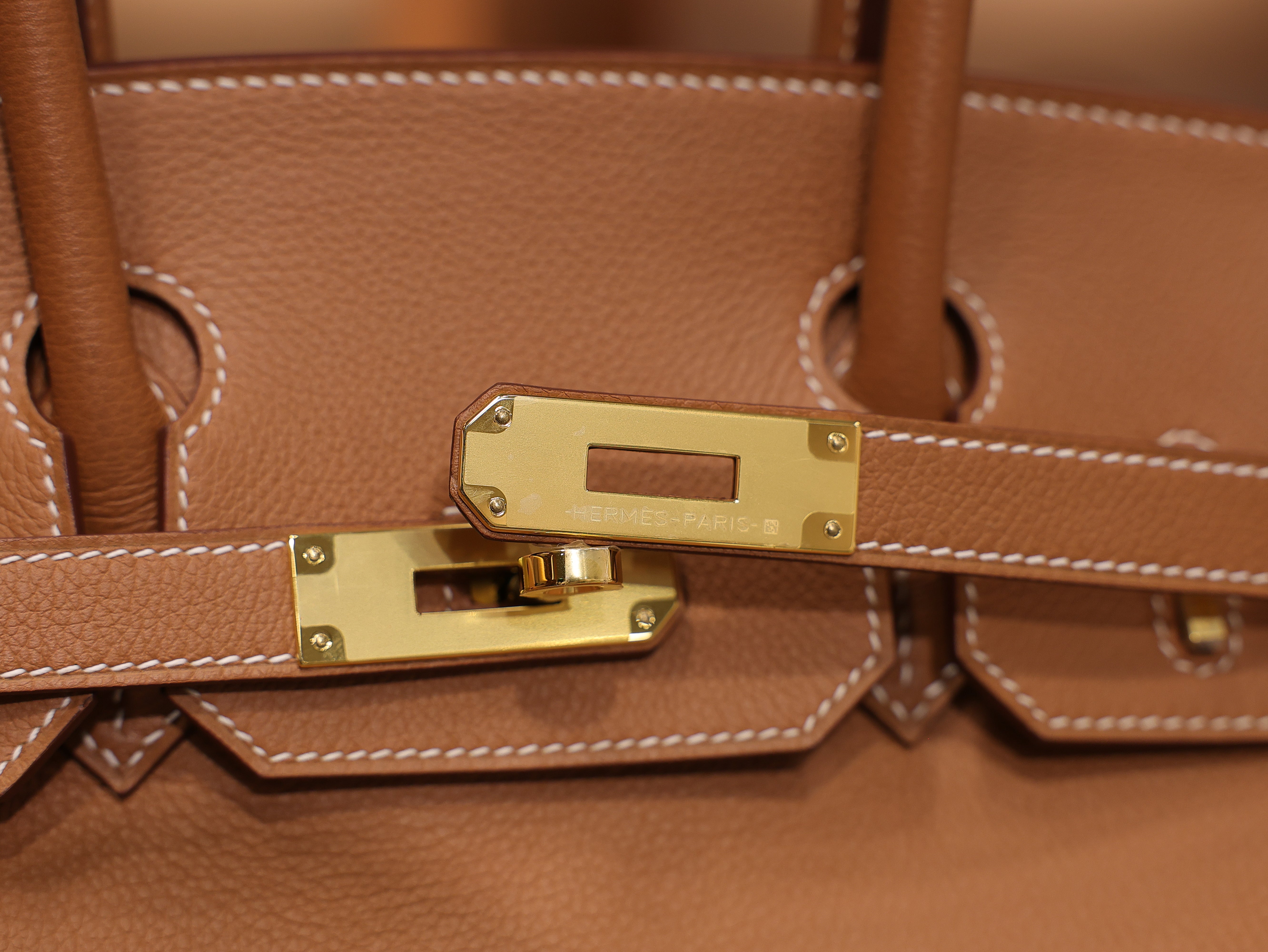 Shoulder birkin 29 evercolor gold GHW