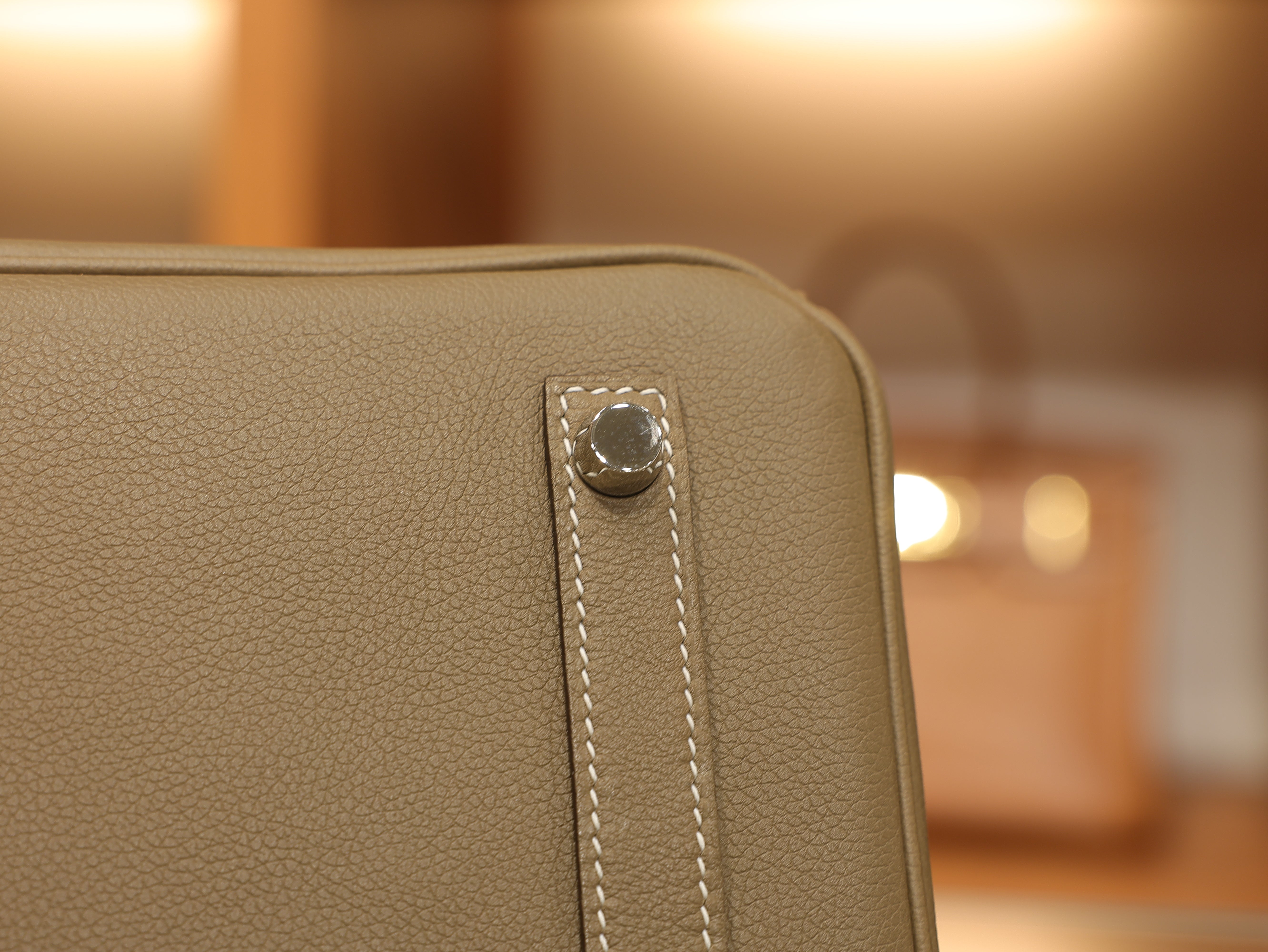 Shoulder birkin 29 evercolor etoupe PHW