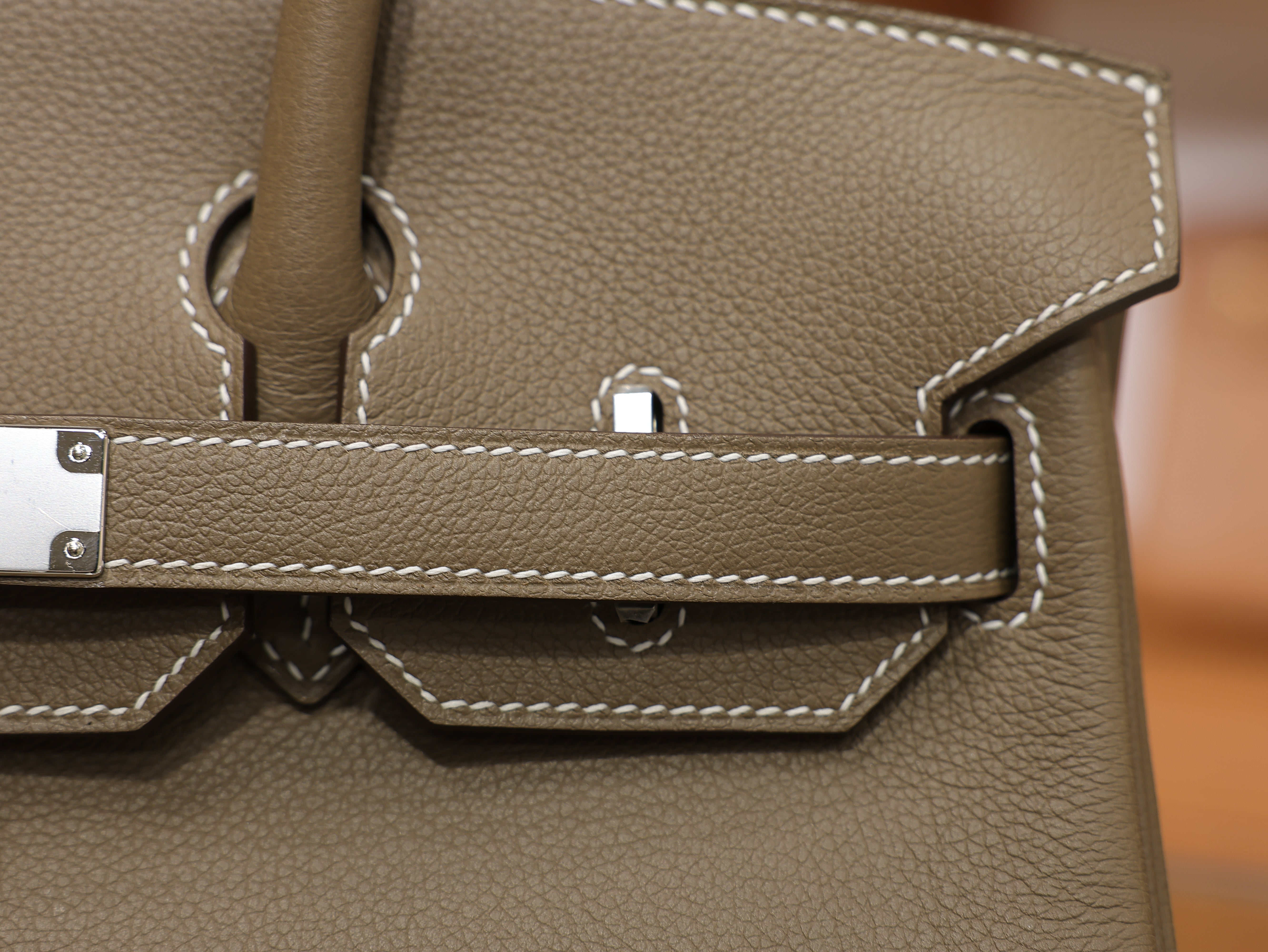 Shoulder birkin 29 evercolor etoupe PHW