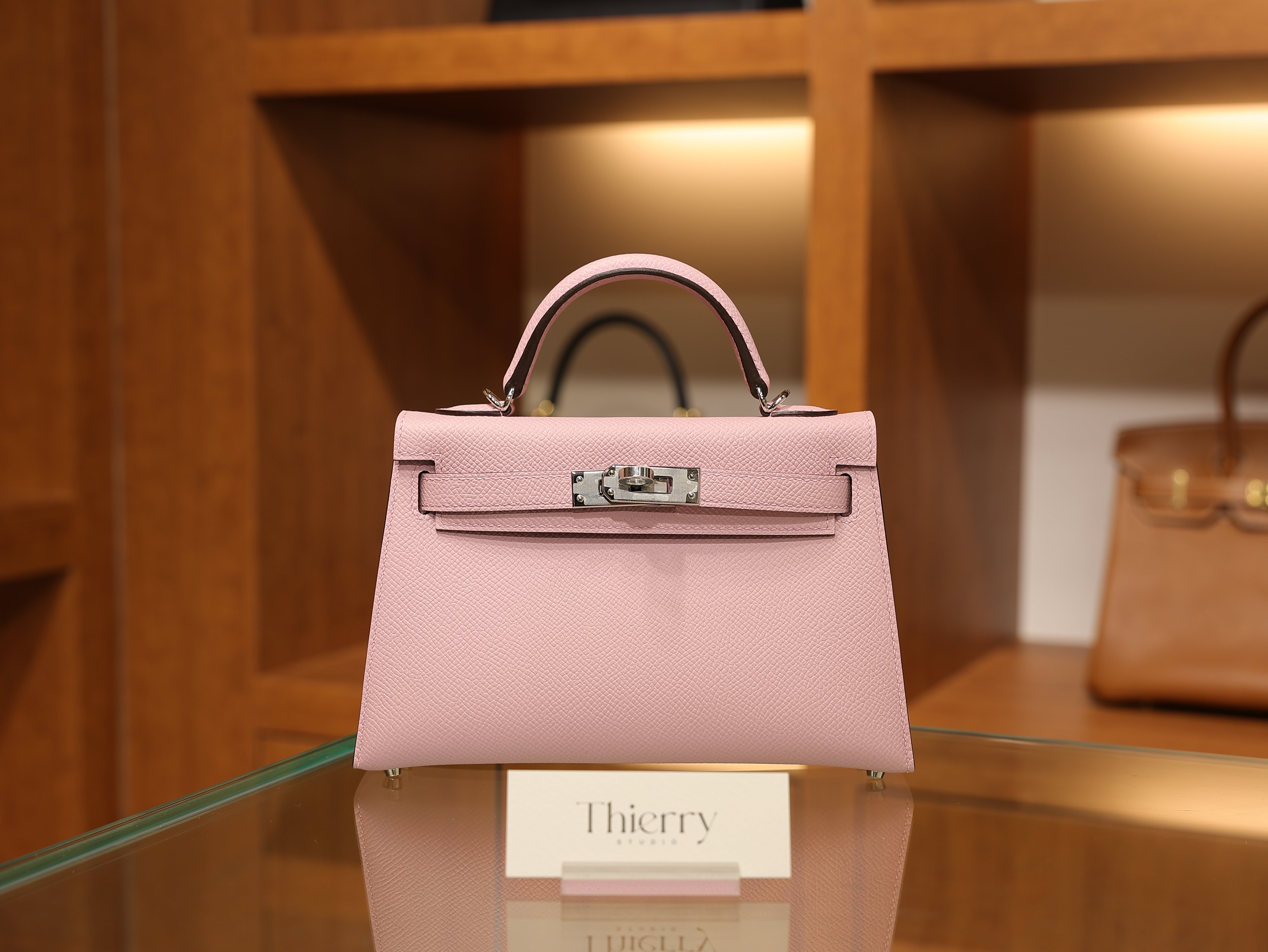 Kelly mini 2 epsom mauve sylvestre PHW