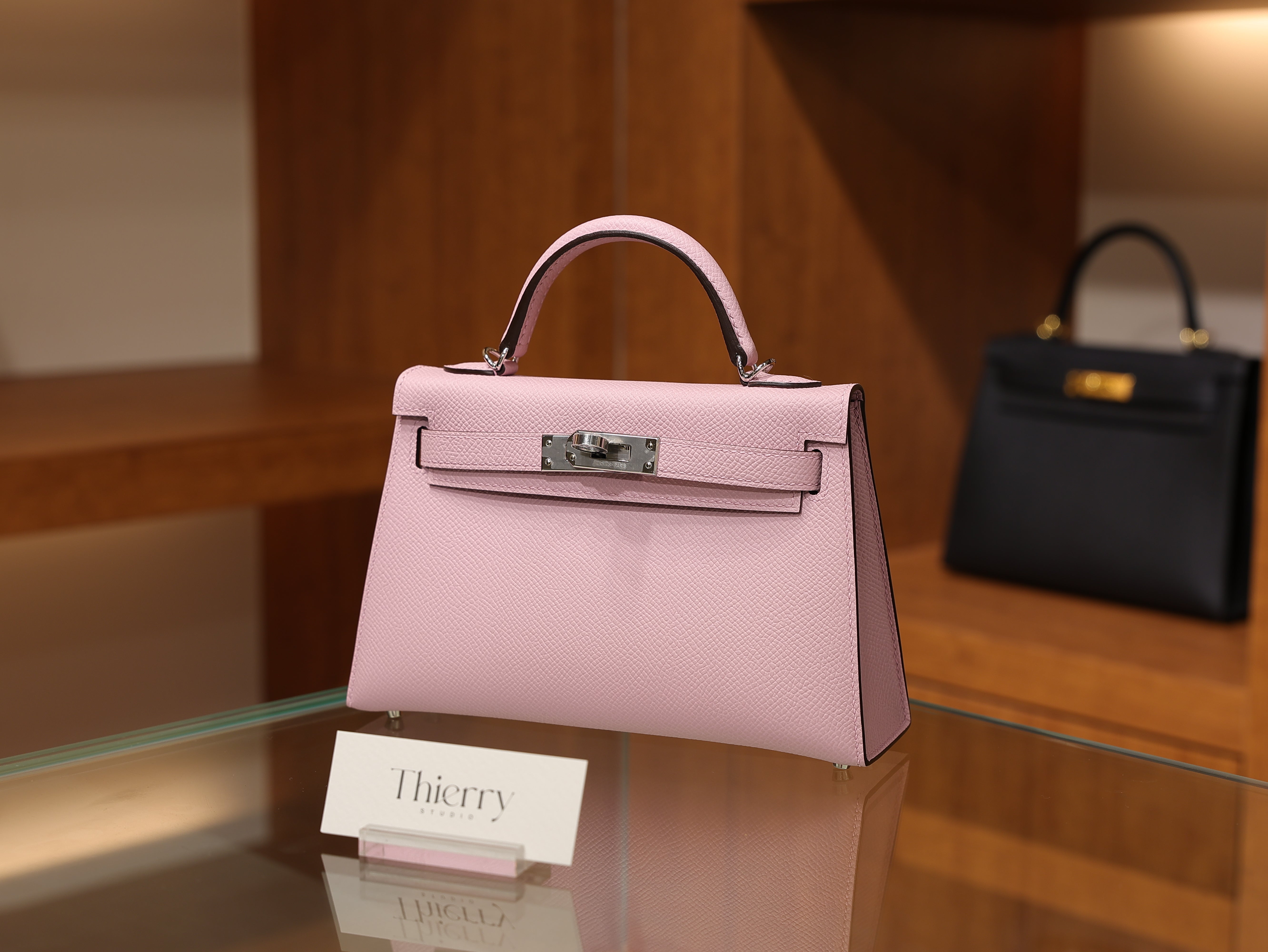 Kelly mini 2 epsom mauve sylvestre PHW
