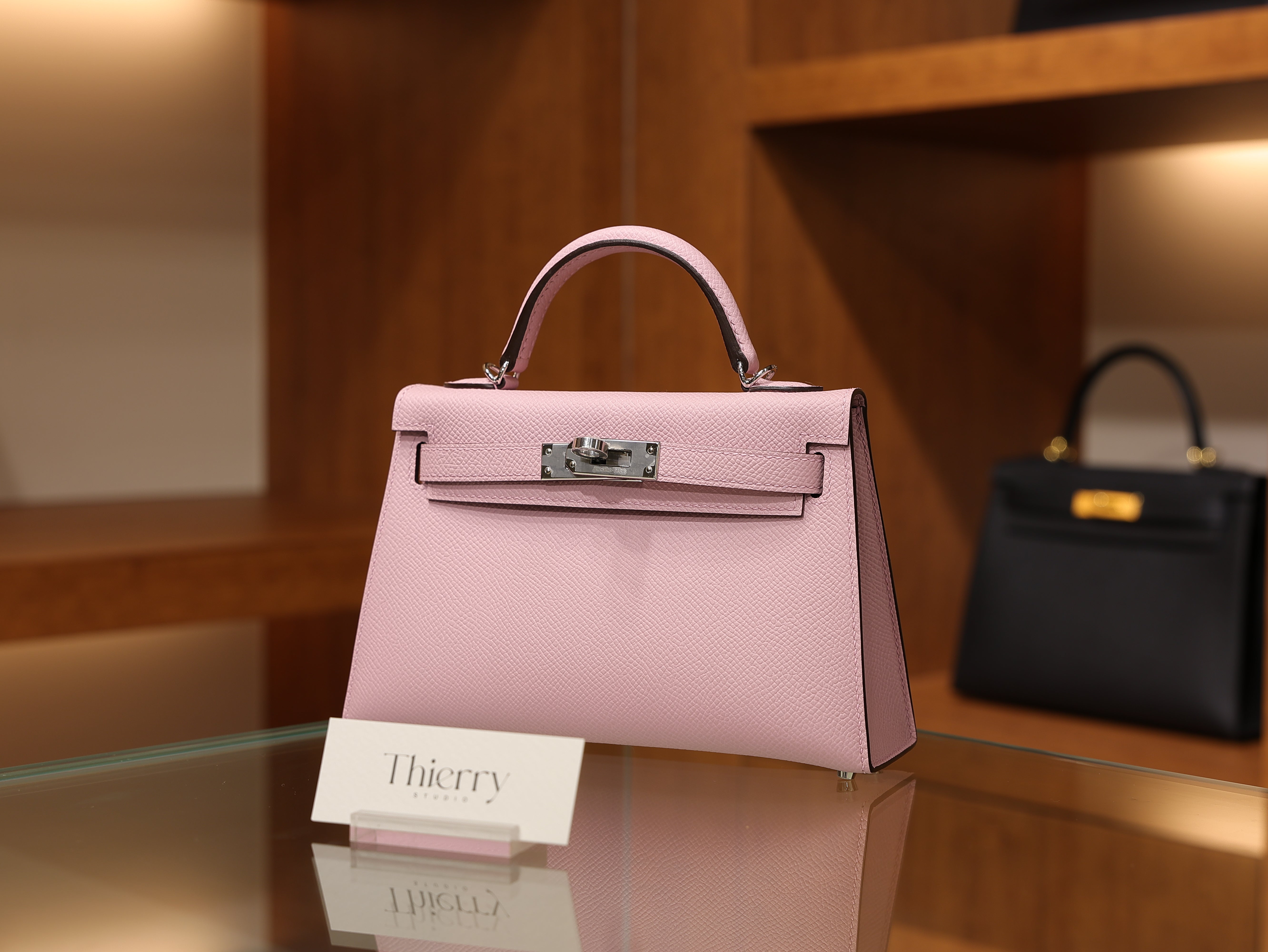 Kelly mini 2 epsom mauve sylvestre PHW