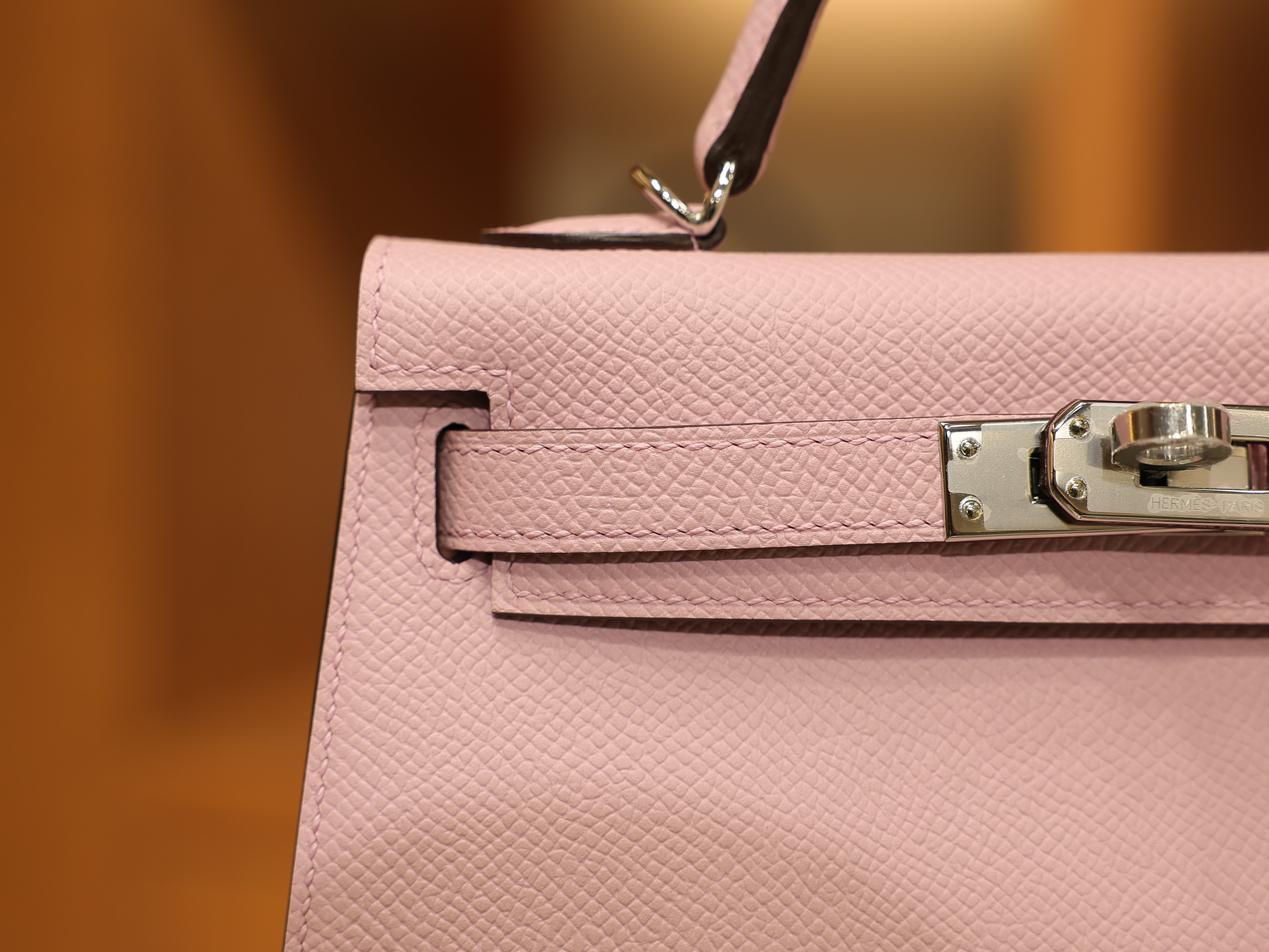 Kelly mini 2 epsom mauve sylvestre PHW