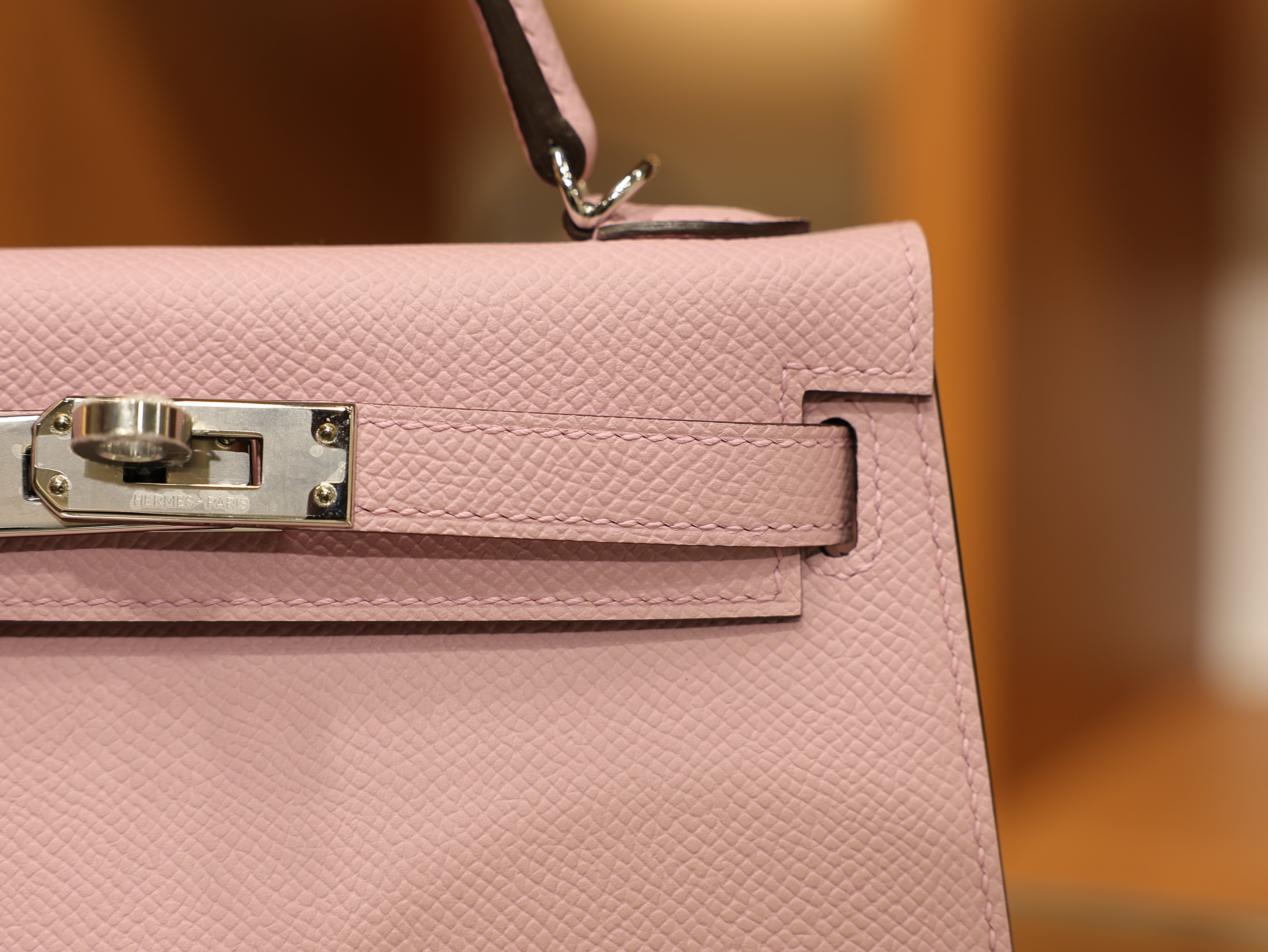 Kelly mini 2 epsom mauve sylvestre PHW