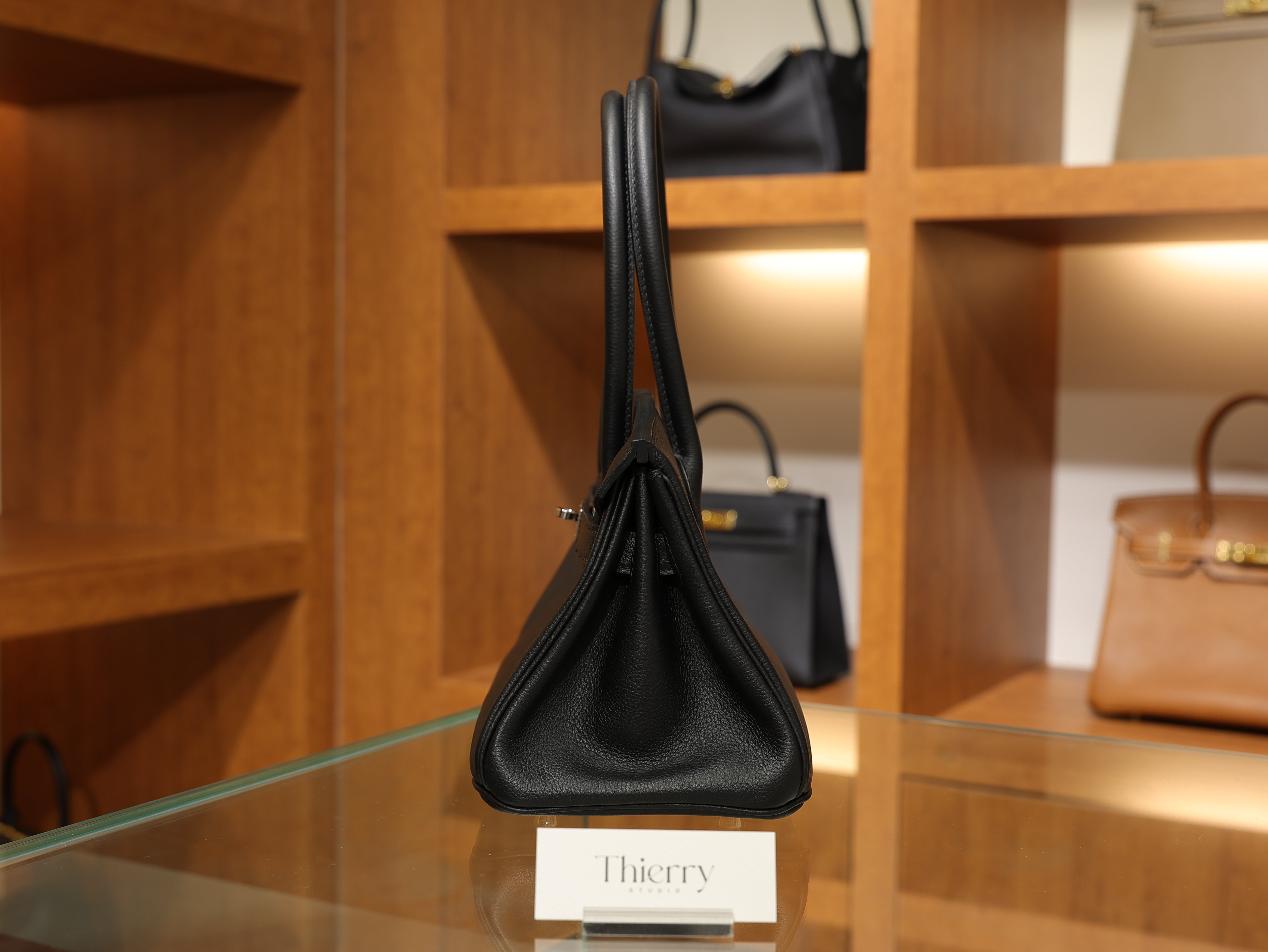 Shoulder birkin 29 evercolor black PHW