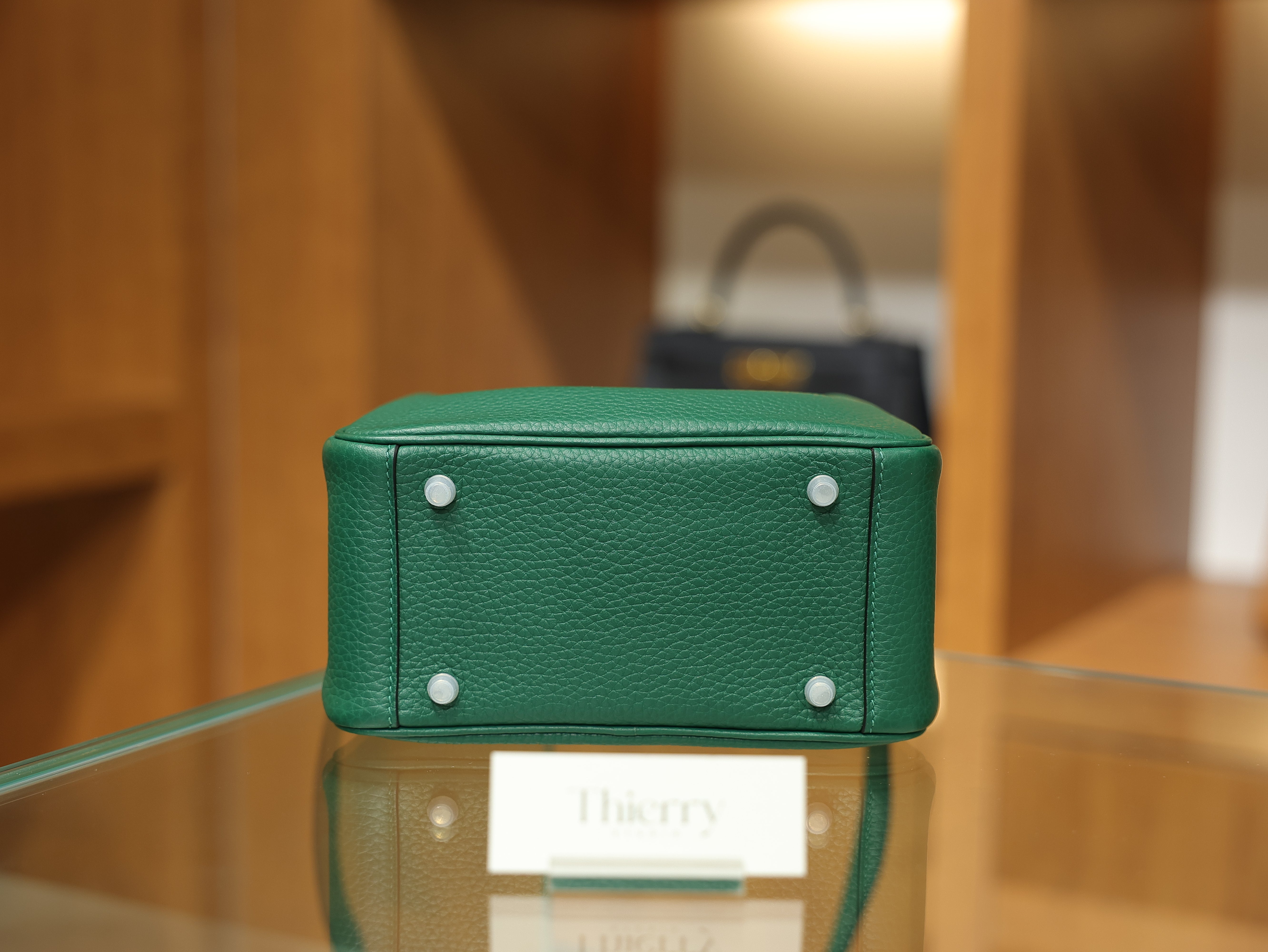 Lindy mini clemence malachite PHW