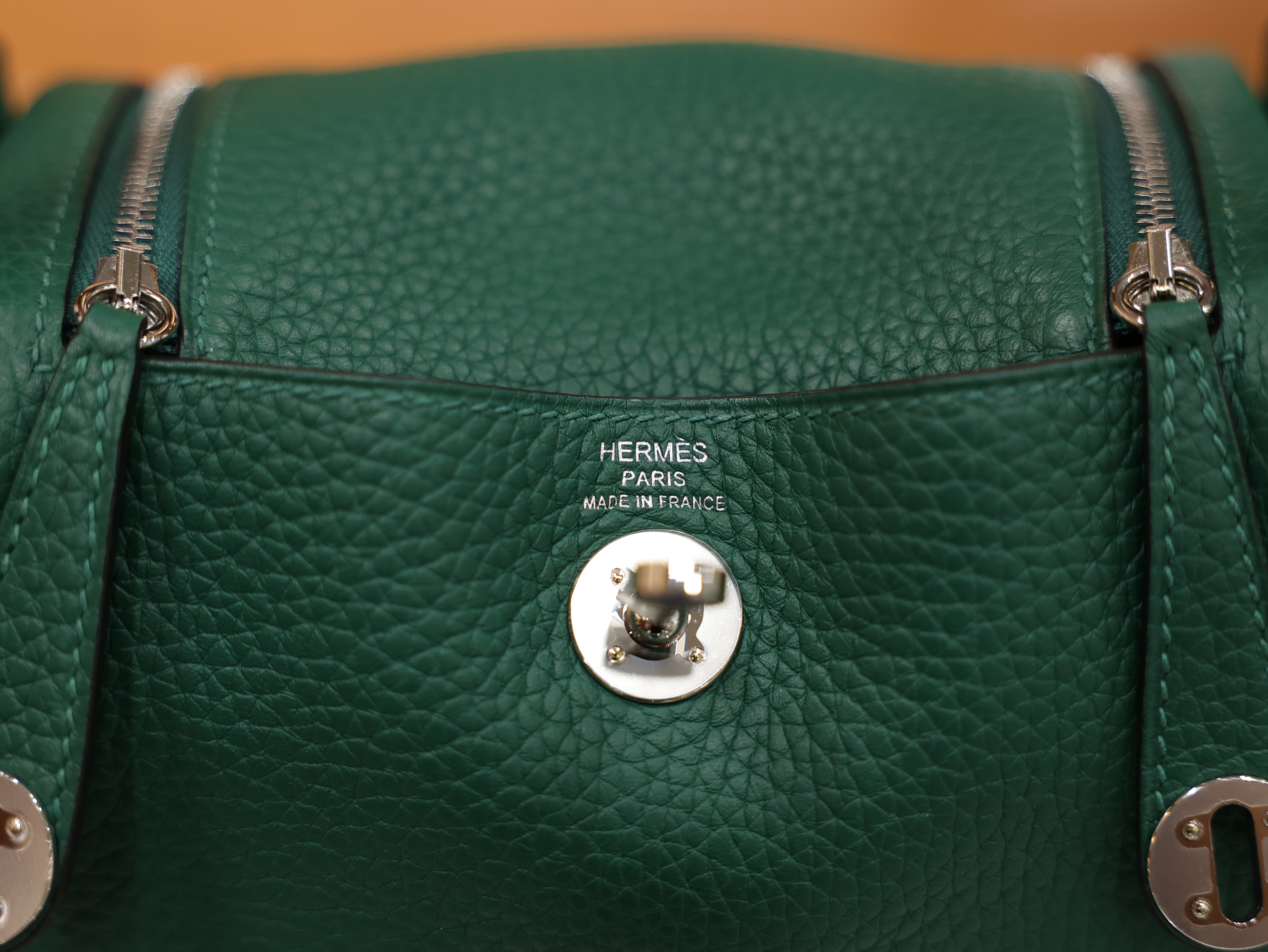 Lindy mini clemence malachite PHW