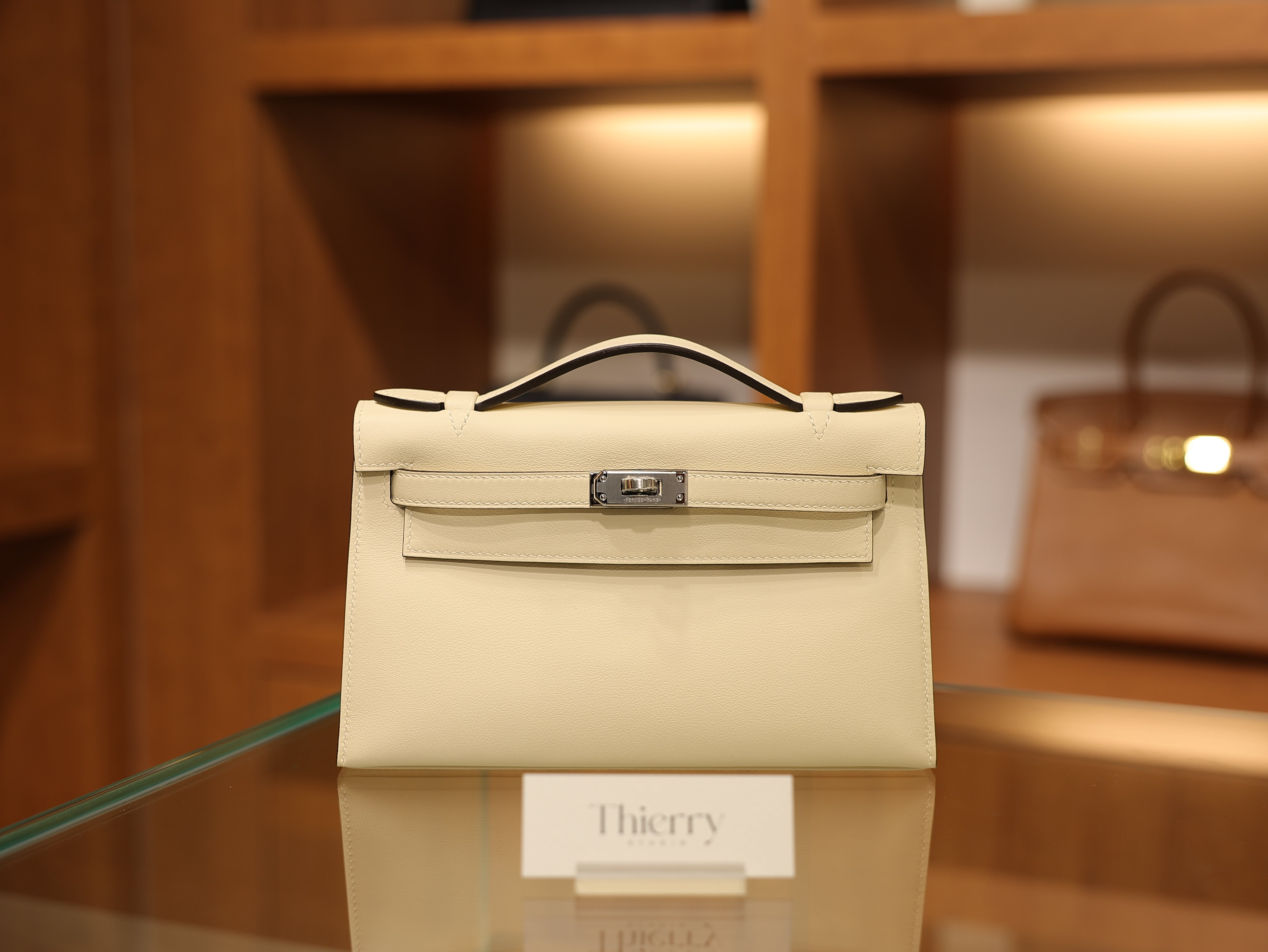 Kelly pochette swift nata PHW