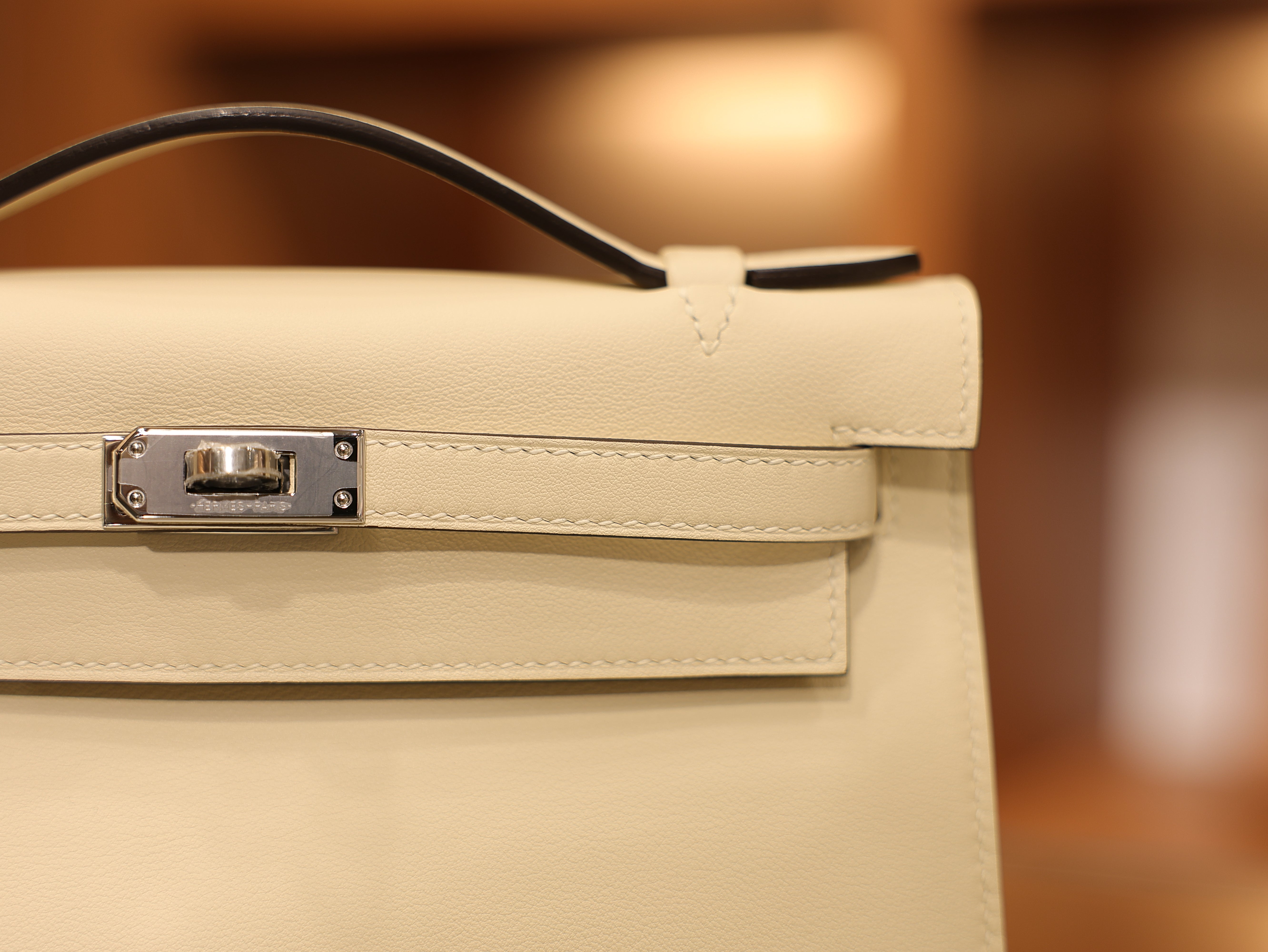 Kelly pochette swift nata PHW