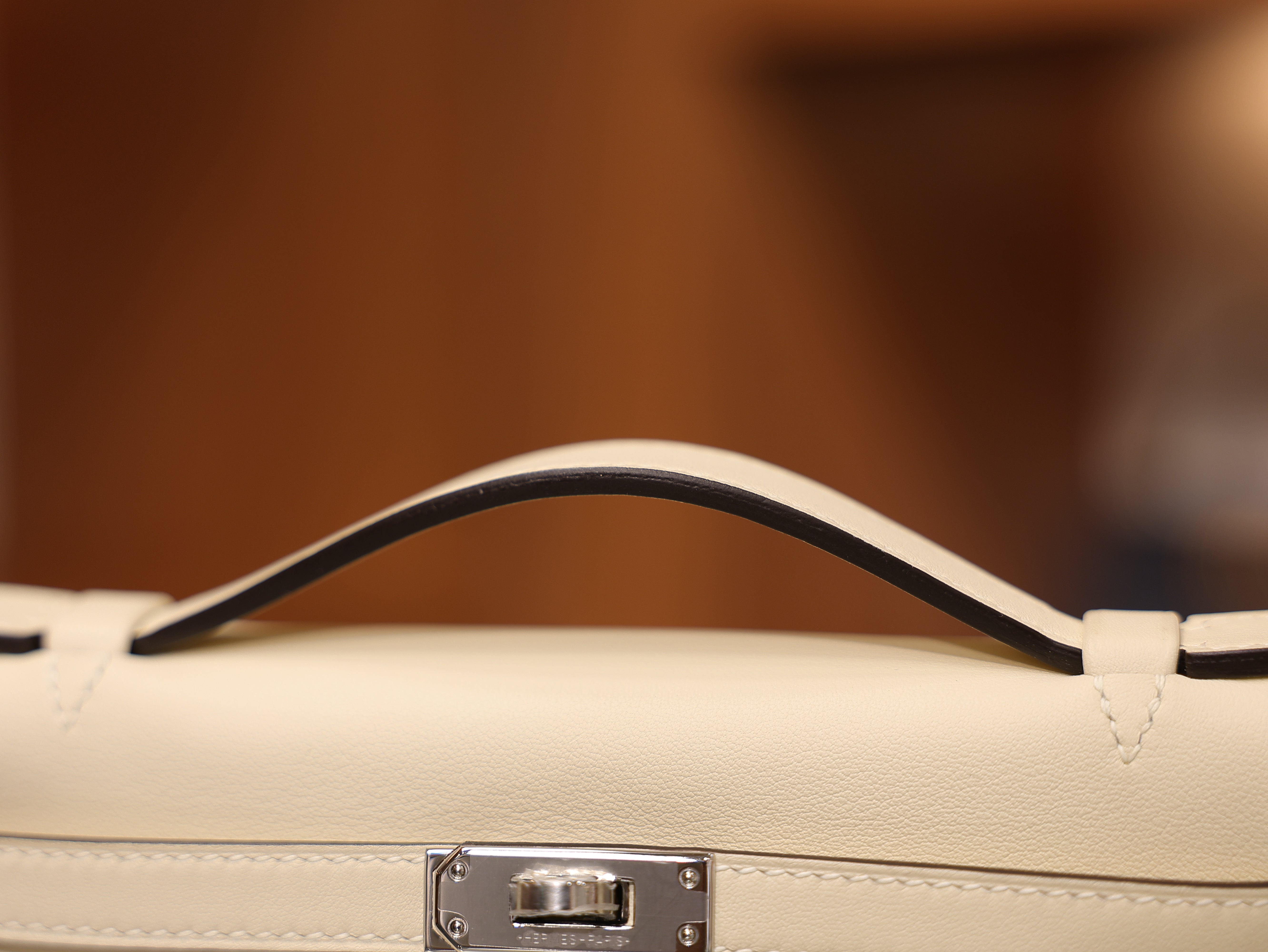 Kelly pochette swift nata PHW